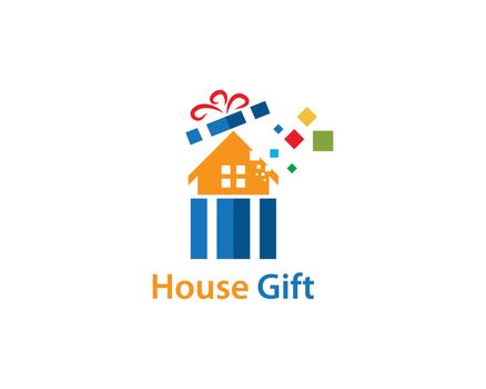 House gift logo vector