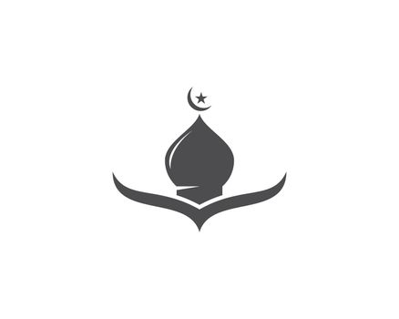 Mosque icon vector 