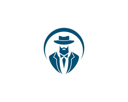 Detective logo vector