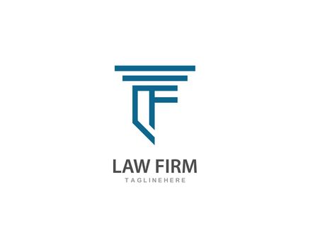 Law firm logo vector