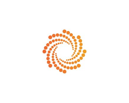 Business logo, vortex, circle and spiral icon