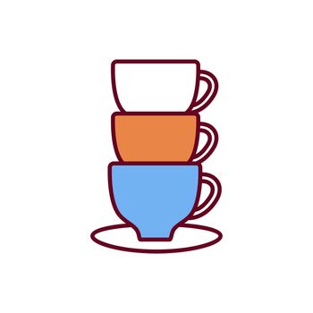 Caffeine overdose RGB color icon