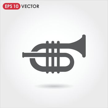 cornet single vector icon
