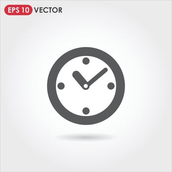 clock single vector icon