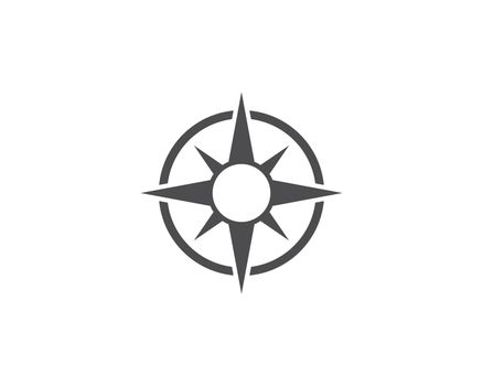 Compass icon vector