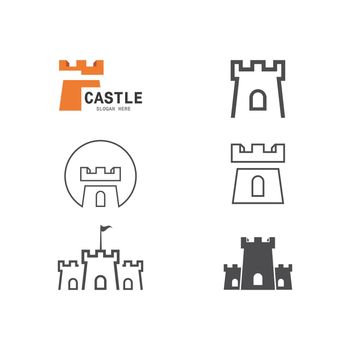 castle logo vector 