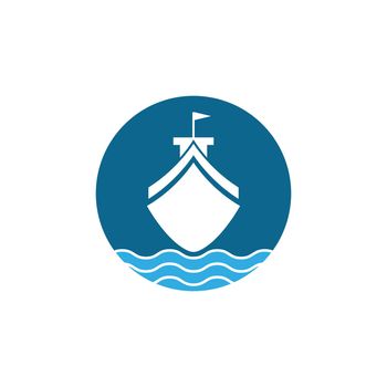 Ship Logo Template vector icon design