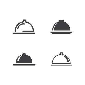 Dish icon vector 