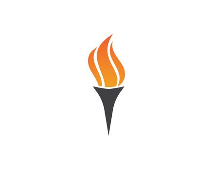 Torch logo vector 