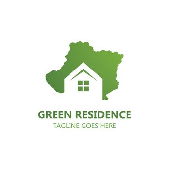 Green Residence logo vector 