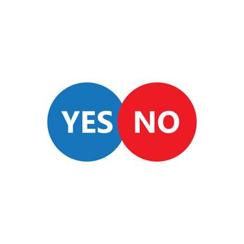 YES or NO button