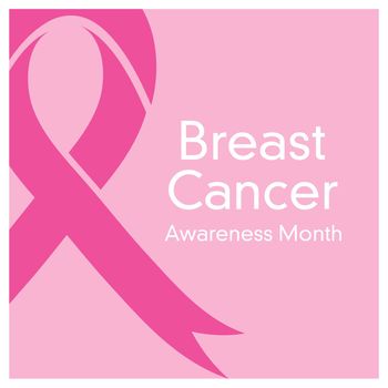 Breast cancer awareness ribbon 