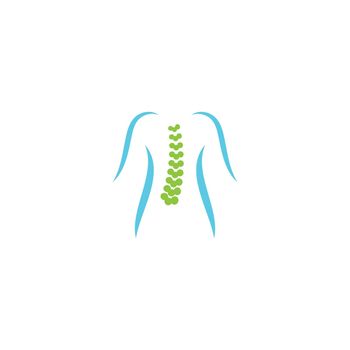 Spine diagnostics symbol logo 