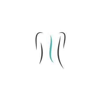 Spine diagnostics symbol logo