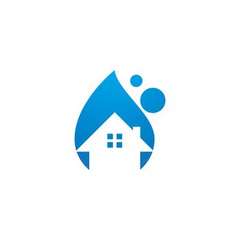House cleaner logo vector