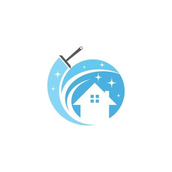 House cleaner logo vector