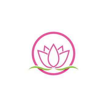 Lotus flowers logo 