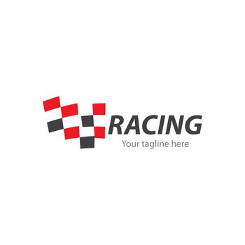 Racing flag logo 