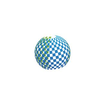Abstract Globe logo