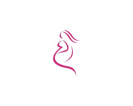 women pregnant logo