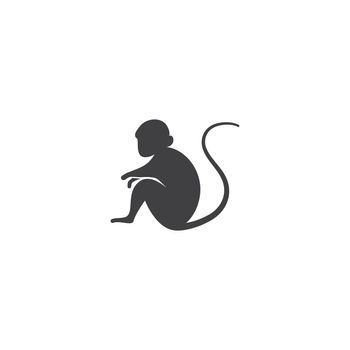 Monkey logo ilustration