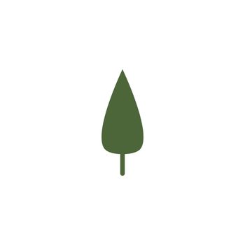 Pine tree logo ilustration