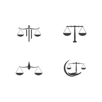 Scale Law firm logo ilustration 