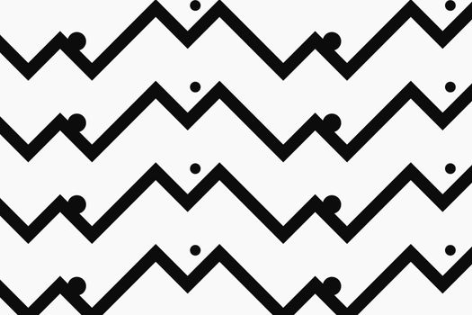 Chevron pattern background, white zigzag, simple design vector