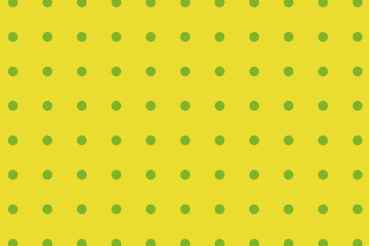 Polka dot pattern background, yellow colorful design vector