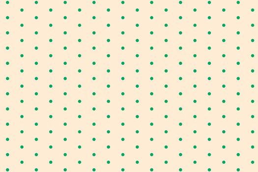 Cream background, polka dot pattern in cute design vector
