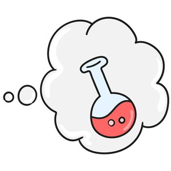 chemical reaction bottle icon