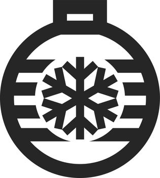 Outline Icon - Christmas Orb