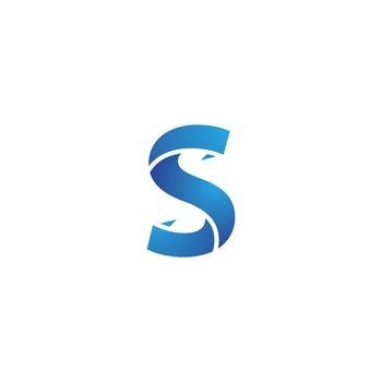 Business S letter logo design 