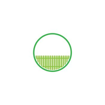 Fence logo icon vector