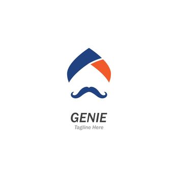 Genie logo illustration