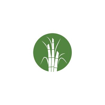 Sugar cane plant logo
