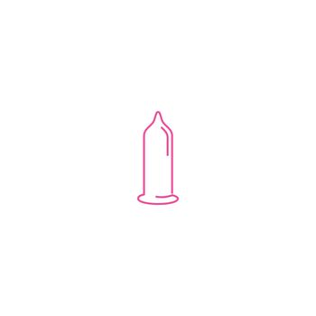 Condom illustration icon 