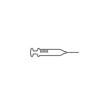 Injection medical icon
