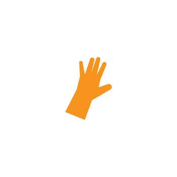 Medical safety gloves icon