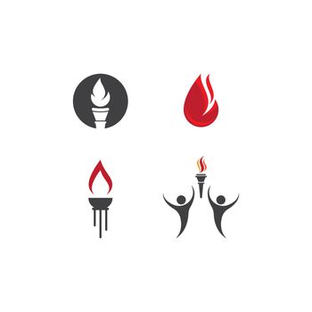 Torch logo vector