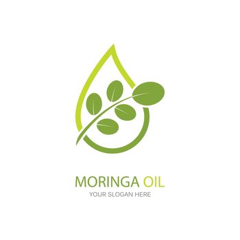 Moringa oil illustration