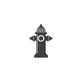 Fire hydrant logo and icon