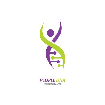 DNA logo vector