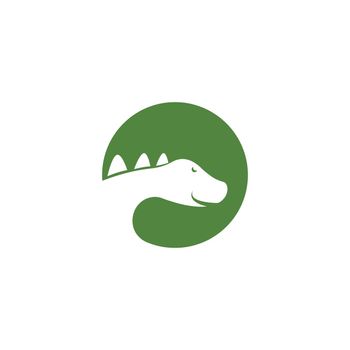Dino logo vector 