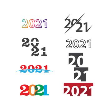 2021 Happy new year design 