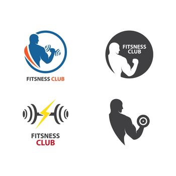 Fitness club stock illustration vector design