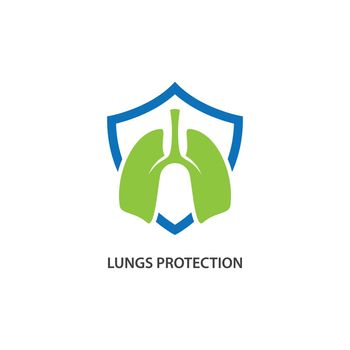 Lungs illustration vector