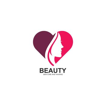 Beauty Women Icon Logo Template for skin care and waxing