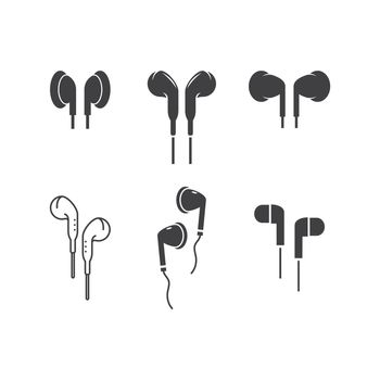 earphone icon vector