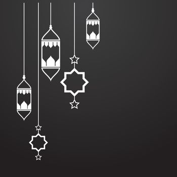 lanterns icon vector